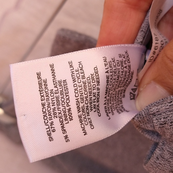 Express Trouser High Rise Wide Leg Gray Pants - Picture 8 of 17